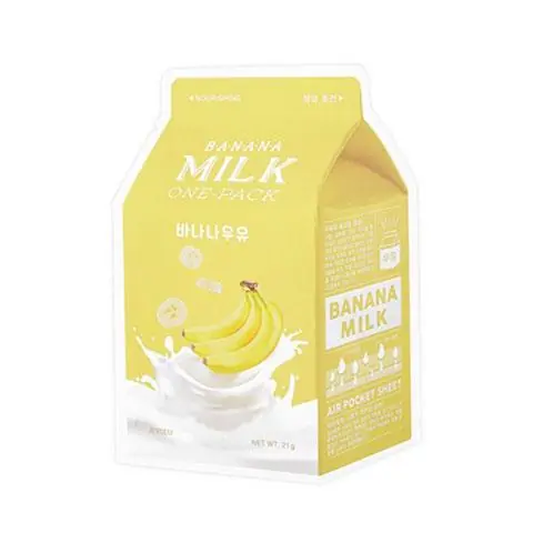 [A'pieu] Banana Milk One-Pack Sheet Mask Vain Rajoitetun Ajan