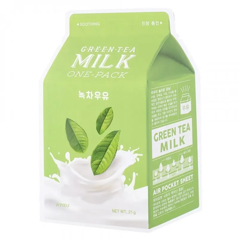 Lähetetään Heti [A'pieu] Green Tea Milk One-Pack Sheet Mask