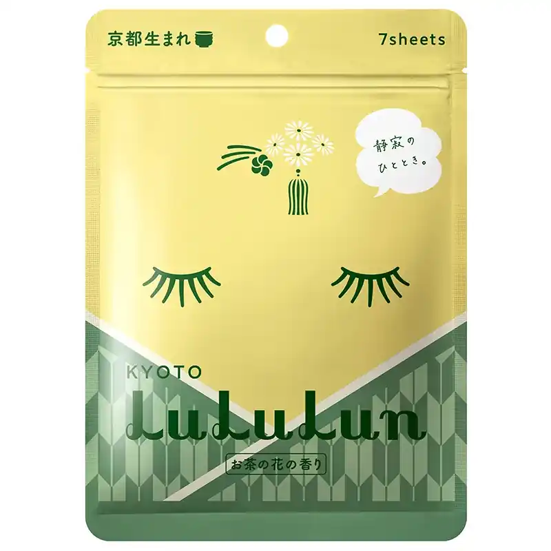 Erikoistarjous [LuLuLun] Premium Sheet Mask Kyoto Green Tea (7pcs)