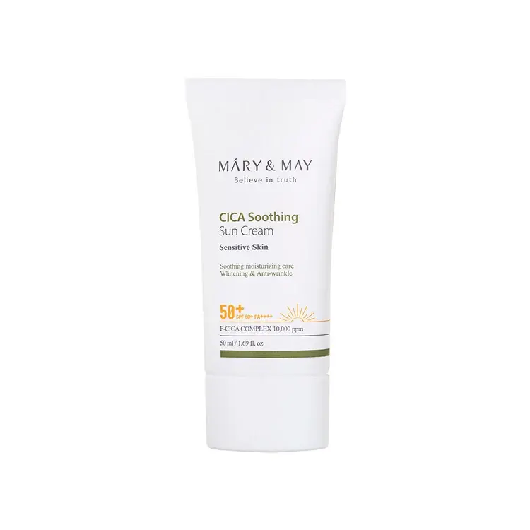 [Mary&May] CICA Soothing Sun Cream (EXP. 4.7.2026) Korkea Laatu