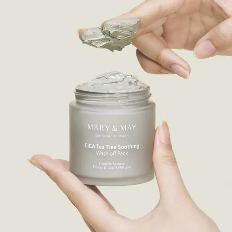 [Mary&May] CICA Tea Tree Soothing Wash Off Pack Kuuma Tarjous