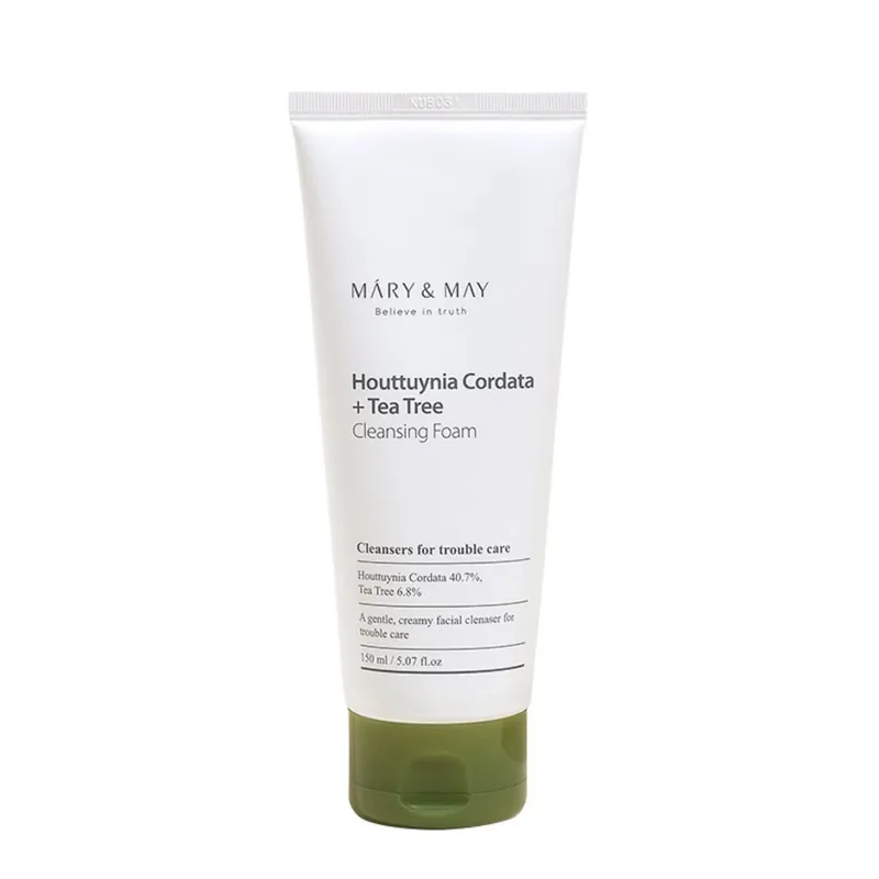 Suoraan Valmistajalta [Mary&May] Houttuynia Cordata + Tea Tree Cleansing Foam