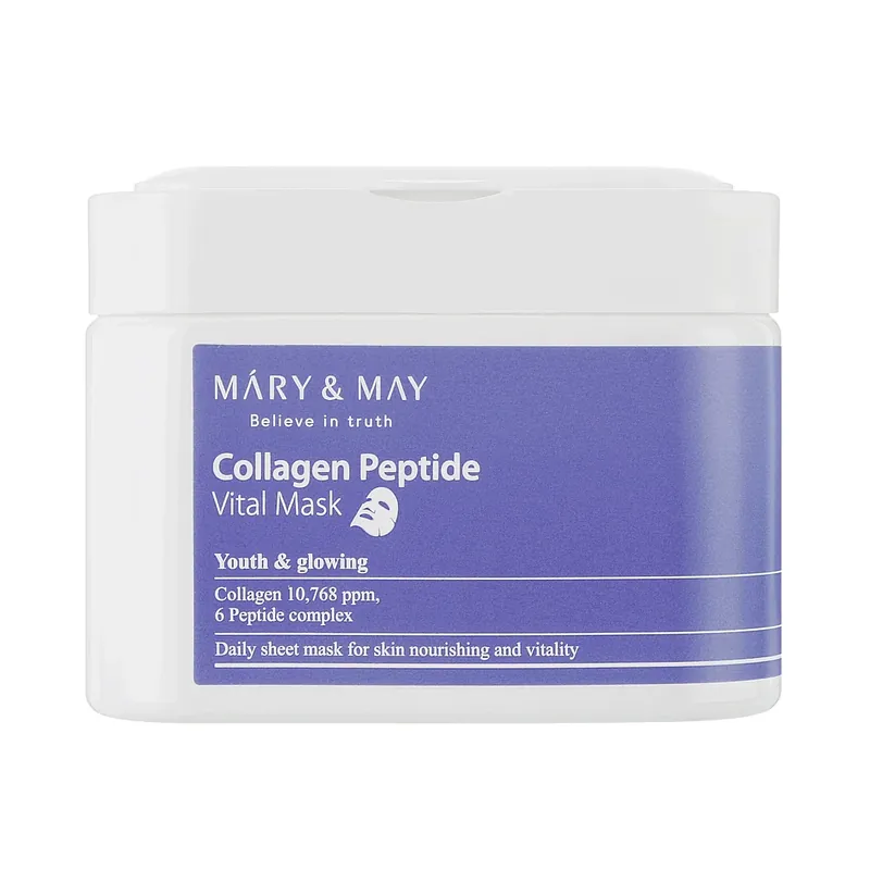 [Mary&May] Collagen Peptide Vital Mask Pack Pakollinen (Must-Have)