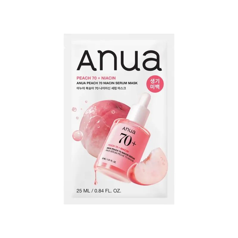 [Anua] Peach 70 Niacin Serum Face Mask Halpa