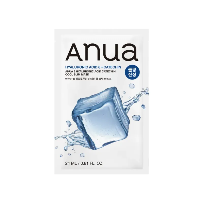[Anua] 8 Hyaluronic Acid Catechin Cool Slim Mask Nopea Toimitus