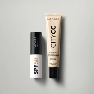 Tarjoushinta SETS CC-voide ja SPF50-aurinkosuojavoidepuikko